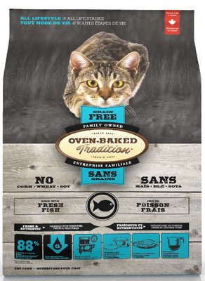 Корм Oven-Baked для кошек беззерновой из свежего мяса рыбы 350г. 9765-350 фото