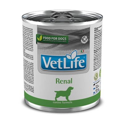 Farmina VetLife Renal Консервированный корм-диета для взрослых собак с заболеванием почек, с курицей 300г 2826 фото