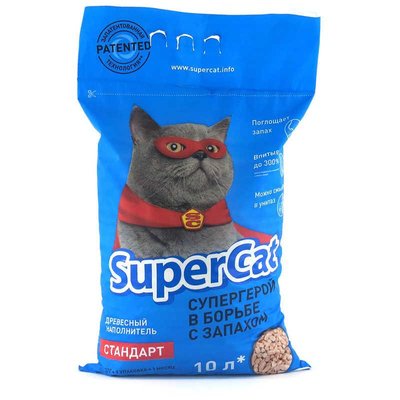 Super Cat (Супер Кэт) Древесный наполнитель СТАНДАРТ 3550 фото