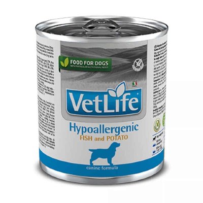 Farmina VetLife Hypoallergenic Fish Potatoк консерва для собак при алергії, 300г 166137 фото