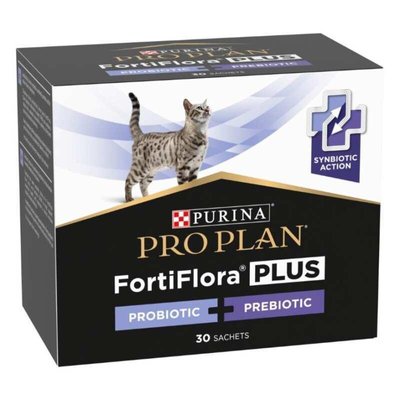 Purina Pro Plan Veterinary Diet FortiFlora Feline Кормова добавка з пробіотиком для котів і кошенят 1г 507495 фото