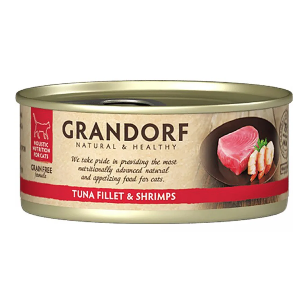 Grandorf Tuna Fillet & Shrimps Філе тунця та креветка 70g	
