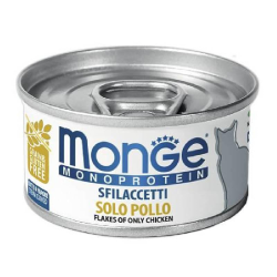 Monge Monoprotein Solo pollo Монопротеиновые консервы из мяса курицы для кошек 80г