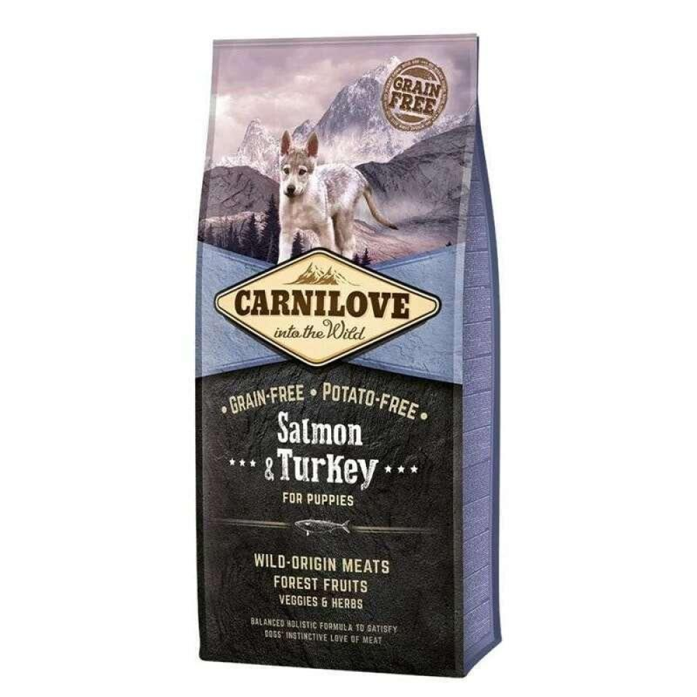 Carnilove Puppy Salmon and Turkey 12 kg (д/щенков)