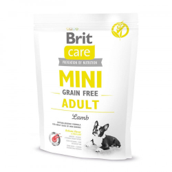 Brit care GF Adult Mini Lamb Сухой корм для взрослых собак миниатюрных пород, ягненок 400г