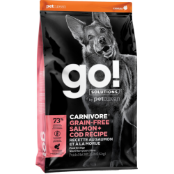 Сухой корм GO! Carnivore Grain Free Salmon + Cod Dog Formula - Гоу! для собак с лососем и щепкой 1.6кг