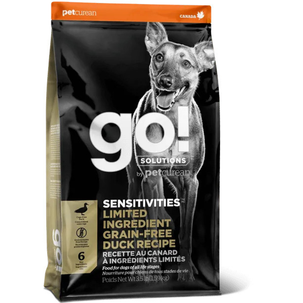 Сухой корм GO! Sensitivites Limited Ingredient Duck Dog Formula - Гоу! для щенков и взрослых собак с уткой 1.6