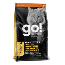 Беззерновой корм GO! Sensitivities Limited Ingredient Duck Cat Formula - Гоу! для кошек с уткой 1.4 кг