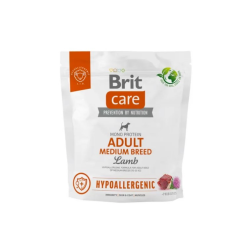 Brit Care Dog Hypoallergenic Adult Medium Breed Корм для собак средних пород  гипоаллергенный с ягненком, 1 кг