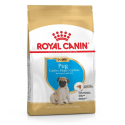 Royal Canin Pug Puppy Сухой корм с мясом птицы для щенков породы мопс 1,5 кг