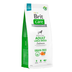 Brit care Dog Grain-free Adult Large Breed Сухой беззерновой корм с лососем для собак больших пород 12кг