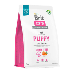 Brit care Dog Grain-free Puppy Сухой беззерновой корм с лососем для щенков 3кг