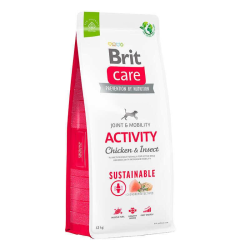 Brit care Dog Sustainable Activity Сухой корм с курицей и насекомыми для собак с повышенной активностью 12кг