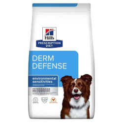 Hill“s PD Derm Defense Chicken Лечебный корм с курицей для собак при дерматитах и потере шерсти 1.5кг