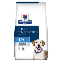 Hill“s PD d/d Food Sensitivities Корм-диета с уткой для собак с чувствительным пищеварением 12кг