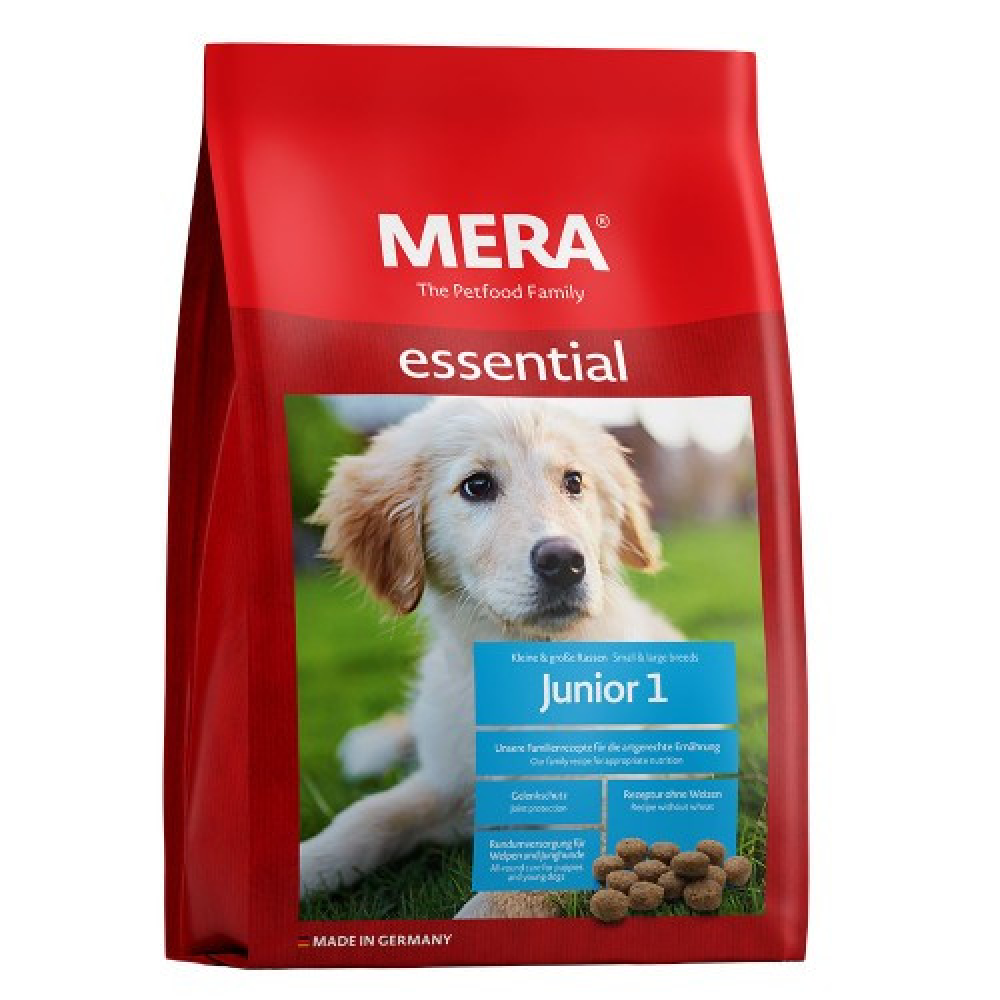 Mera Essential Junior 1 Корм для щенков и юниоров всех пород со свежим мясом птицы 1кг