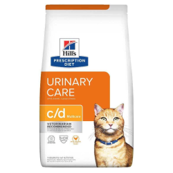 Hill“s PD c/d Multicare Urinary Care Корм-диета с курицей для кошек с заболеваниями мочевыводящих путей 400г