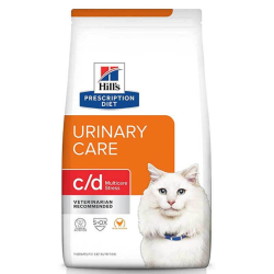 Hill“s c/d Urinary Care Multicare Stress Корм для кошек мочевыводящих путей и снижение стресса, курица 400г