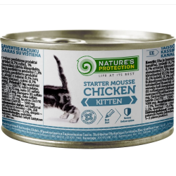 Natures Protection Kitten Starter Mousse Chicken Мусс для котят 200г