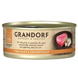 Grandorf Tuna Fillet & Chicken Breast Філе тунця та курка 70g Grandorf Tuna Fillet & Chicken Breast Філе тунця та курка 70g