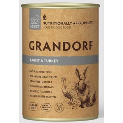 Grandorf Rabbit & Turkey Adult вологий корм для собак з м'ясом кроля та індичкою 400 г Grandorf Rabbit & Turkey Adult вологий корм для собак з м'ясом кроля та індичкою 400 г