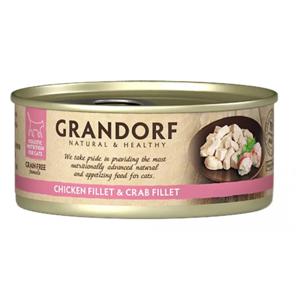 Grandorf Chicken Breast & Crab Fillet куряча грудка та краб 70g	