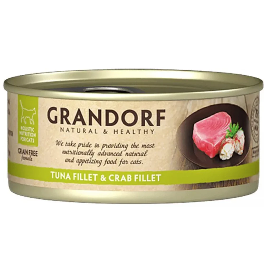 Grandorf Tuna Fillet & Crab Fillet Філе тунця та краб 70g	