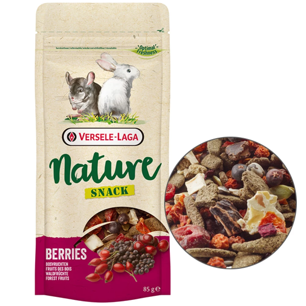 Versele-Laga Nature Snack Berries додатковий корм ласощі для кроликів і гризунів