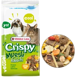 Versele-Laga Crispy Muesli Rabbits мюслі корм для кроликів