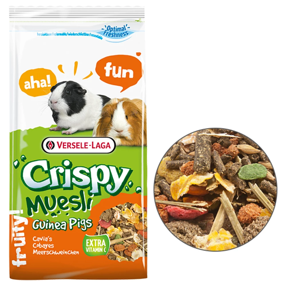 Versele-Laga Crispy Muesli Guinea Pigs мюслі корм для морських свинок