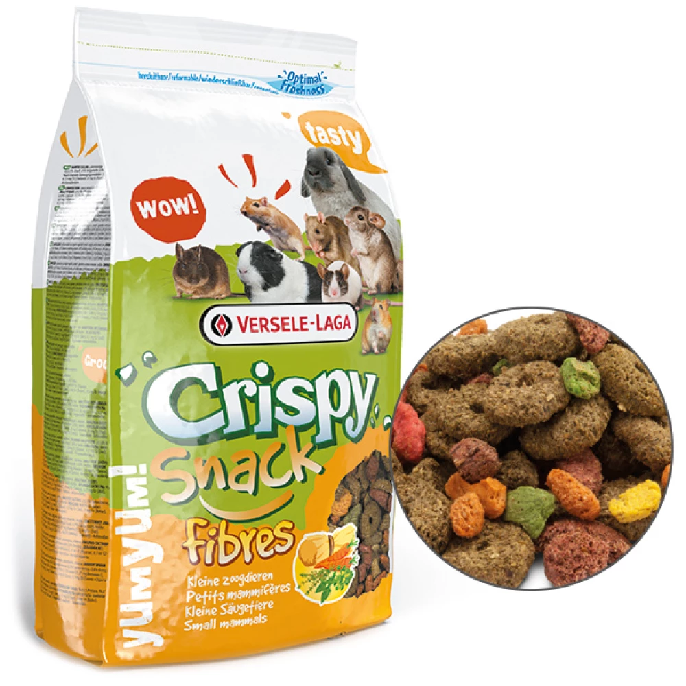 Versele-Laga Crispy Snack Fibres додатковий корм ласощі для гризунів