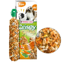 Versele-Laga Crispy Sticks Carrot&Parsley ласощі для кроликів, морських свинок 2х55 г