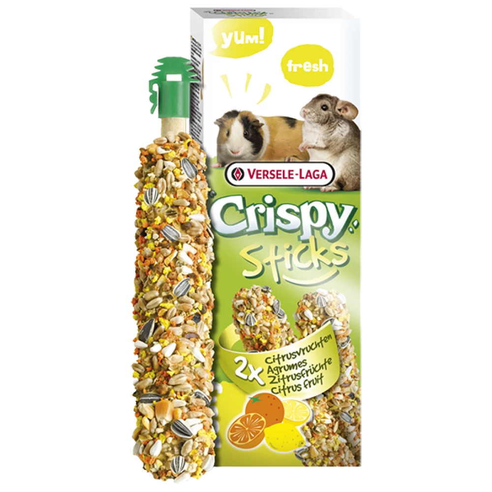 Versele-Laga Crispy Sticks Citrus Fruit ЦИТРУСОВІ ФРУКТИ ласощі для морських свинок, шиншил 2х55 г