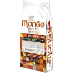 Monge Wild GF Salmon & Peas Adult All Breeds Беззерновой корм с лососем для взрослых собак всех пород 15кг Monge Wild GF Salmon & Peas Adult All Breeds Беззерновой корм с лососем для взрослых собак всех пород 15кг