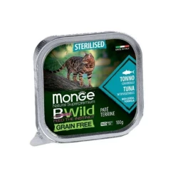 Monge BWild GF Wet Tuna Sterilized Cat Консервированный корм из тунца для стерилизованных кошек (паштет) 100г Monge BWild GF Wet Tuna Sterilized Cat Консервированный корм из тунца для стерилизованных кошек (паштет) 100г