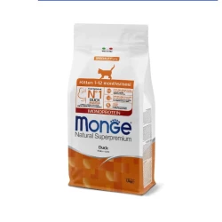 Monge Cat Kitten Duck Сухой корм для котят с уткой 1,5кг Monge Cat Kitten Duck Сухой корм для котят с уткой 1,5кг