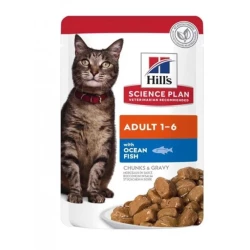 Hill“s Feline Adult пауч для взрослых котов c рыбой, 85г Hill“s Feline Adult пауч для взрослых котов c рыбой, 85г