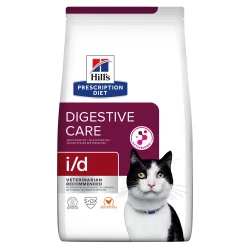 Hill“s Feline Prescription diet i/d сухой корм для кошек, заболевания ЖКТ, панкреатит, диарея, 1,5 кг