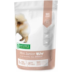 Сухой корм для собак nature“s protection mini junior small breeds 500 г Сухой корм для собак nature“s protection mini junior small breeds 500 г