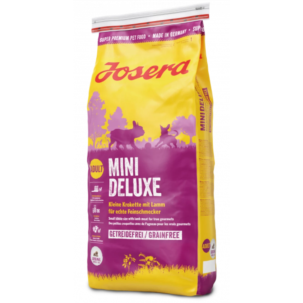 Сухой корм Josera Mini Deluxe беззерновой корм с ягненком для собак мелких пород 10 кг