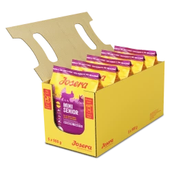 Сухой Корм Josera MiniSenior для малоактивных собак мелких пород склонных к избыточному весу 5*900г (4.5 кг) Сухой Корм Josera MiniSenior для малоактивных собак мелких пород склонных к избыточному весу 5*900г (4.5 кг)