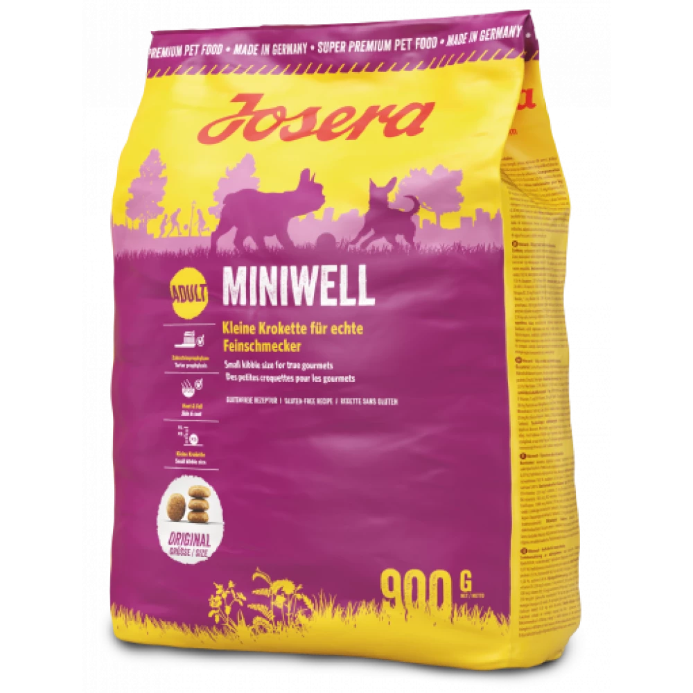 Сухой корм Josera Miniwell для взрослых собак мелких пород 900 г