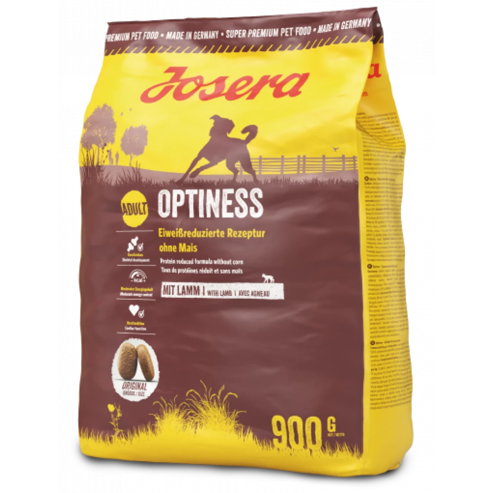 Сухой корм Josera Optiness картофель и баранина для собак без кукурузы 900 г