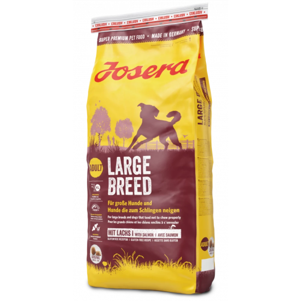Сухой корм Josera Large Breed с птицей и лососем для собак крупных пород 15 кг