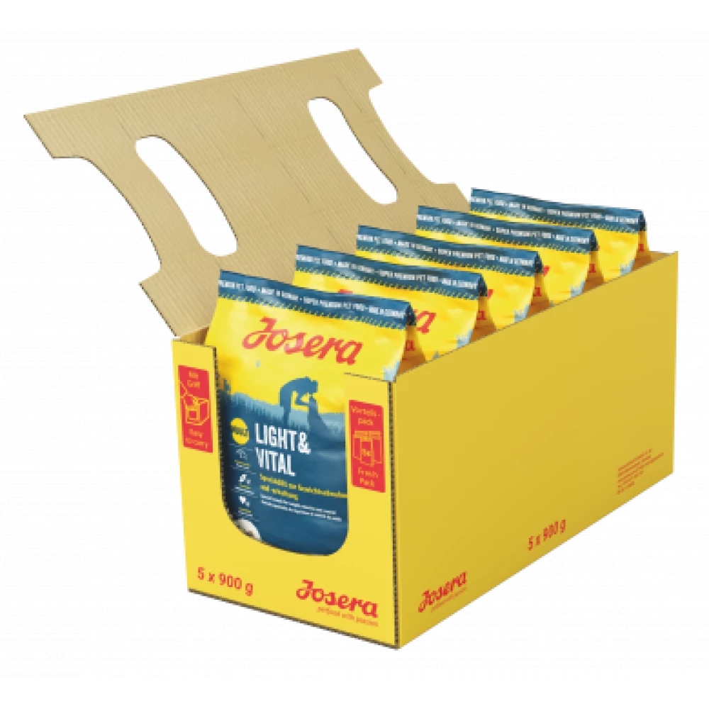 Сухой корм Josera Light & Vital Диетический для взрослых собак с лишним весом 5*900г (4.5 кг)