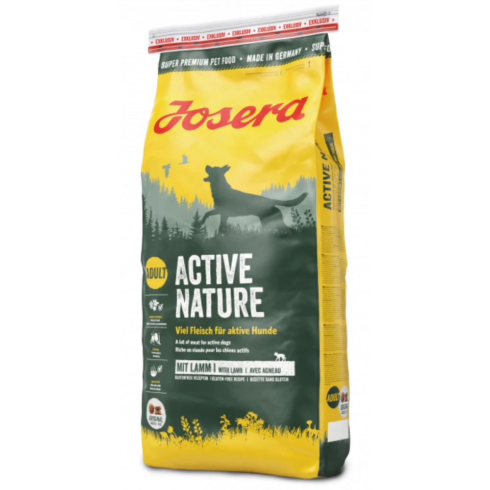 Сухой корм Josera Active Nature с ягненком для активных собак 15 кг