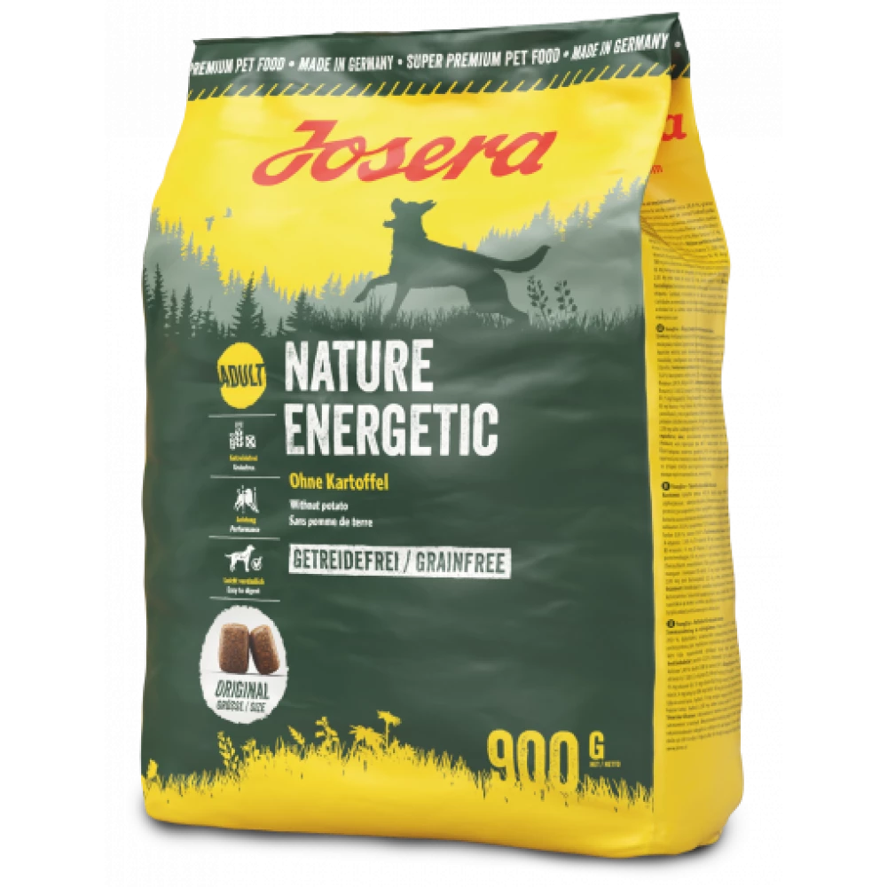Сухой корм Josera Nature Energetic беззерновой для взрослых активных собак 900 г