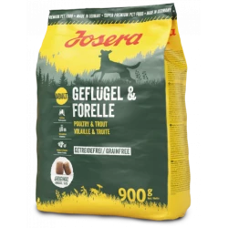 Сухой корм Josera Dog Geflügel & Forelle для собак без зерновой с птицей и форелью 900 г