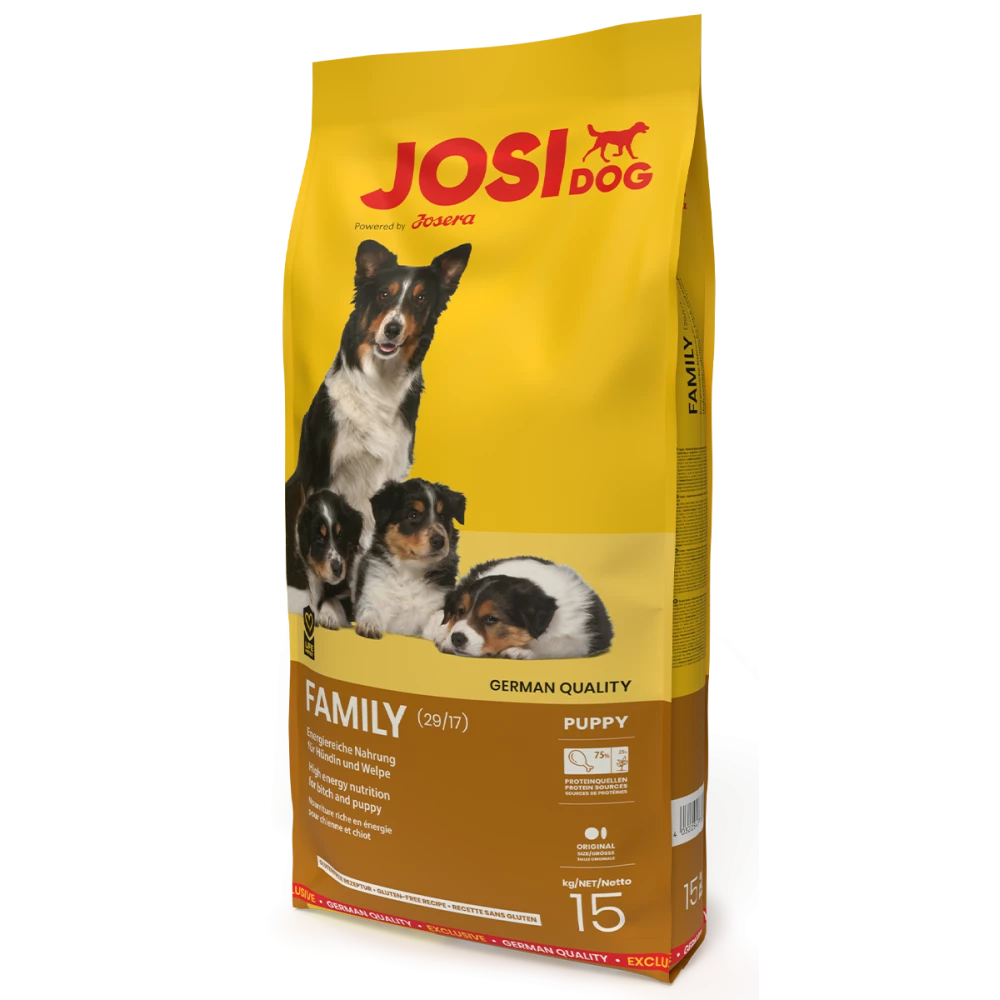 Сухой корм Josera JosiDog Family для кормящих сук и щенков 15 кг