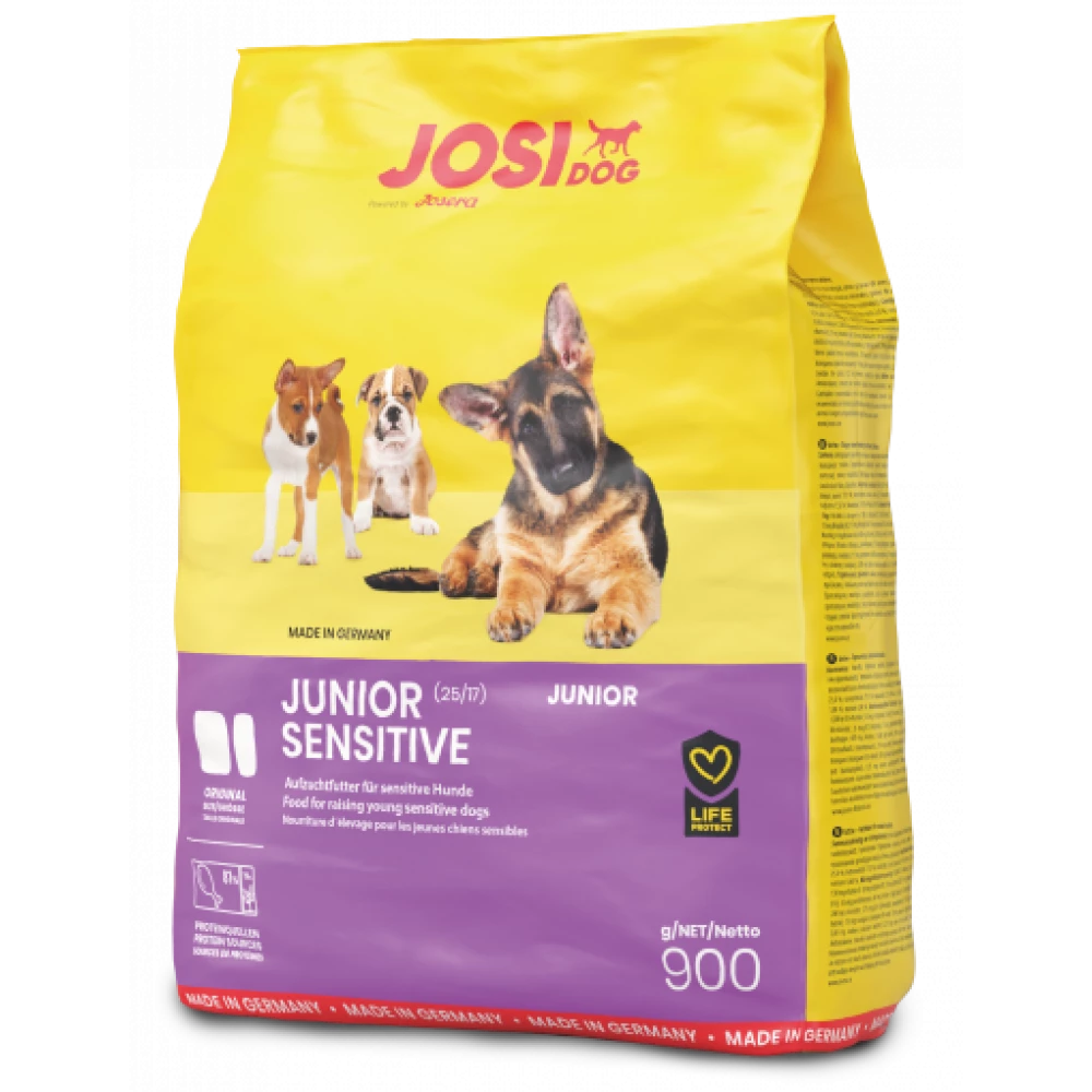 Сухой корм Josera JosiDog Junior Sensitive для молодых с чувствительным пищеварением собак 900 г